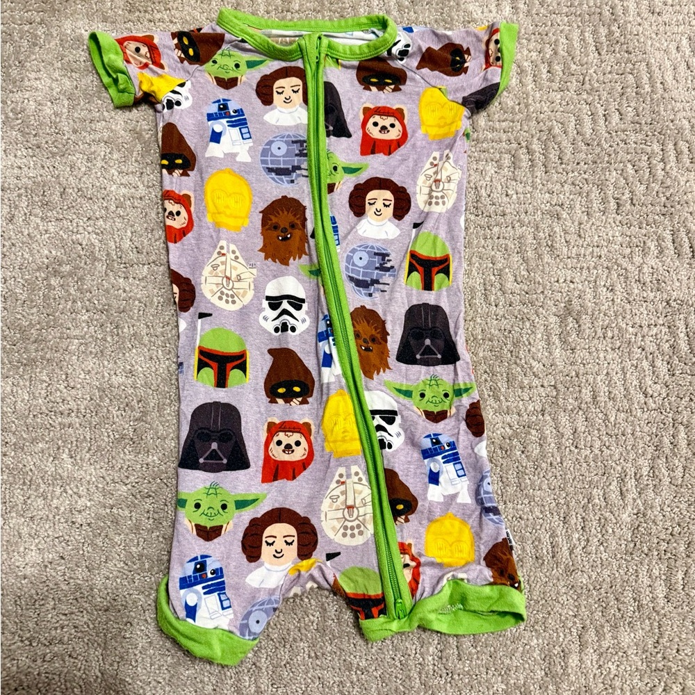 Little Sleepies Star Wars™ Legends of the Galaxy Shorty Zippy- 3T